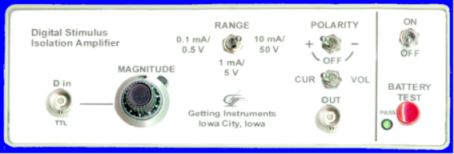 Digital Stimulus Isolation Amplifier